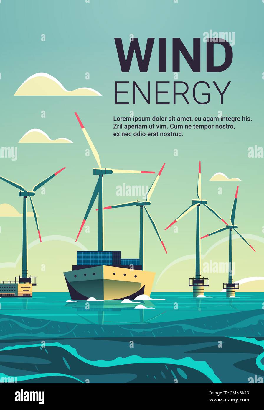 Wind turbine blade production Stock Vector Images Alamy