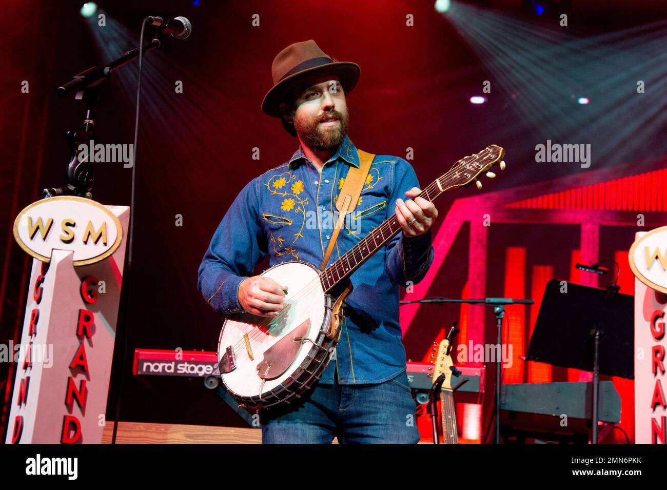 Old Crow Medicine Show performs during the Grand Ole Opry at the