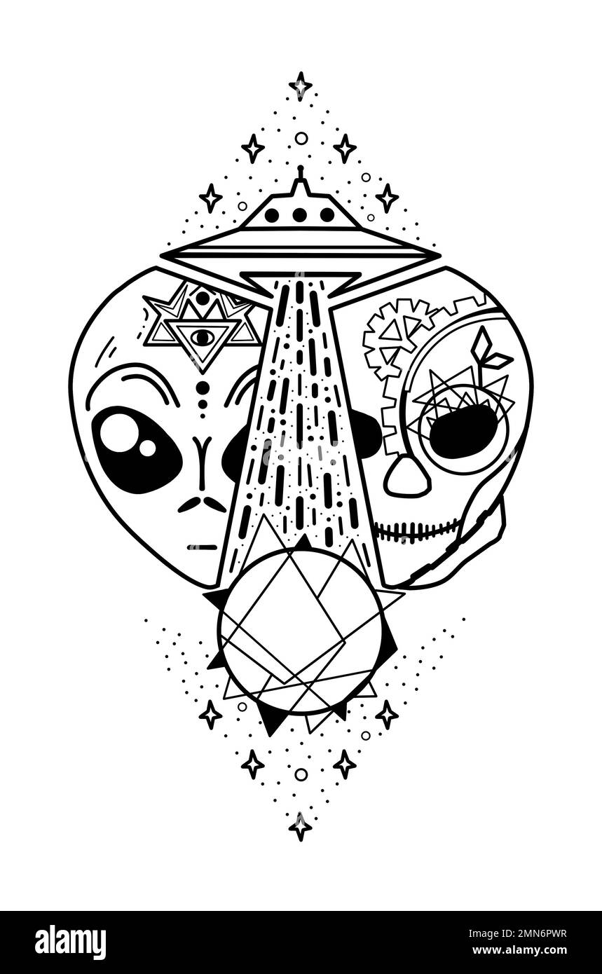 Tattoo uploaded by Denial Design  Small Alien  Tattoodo