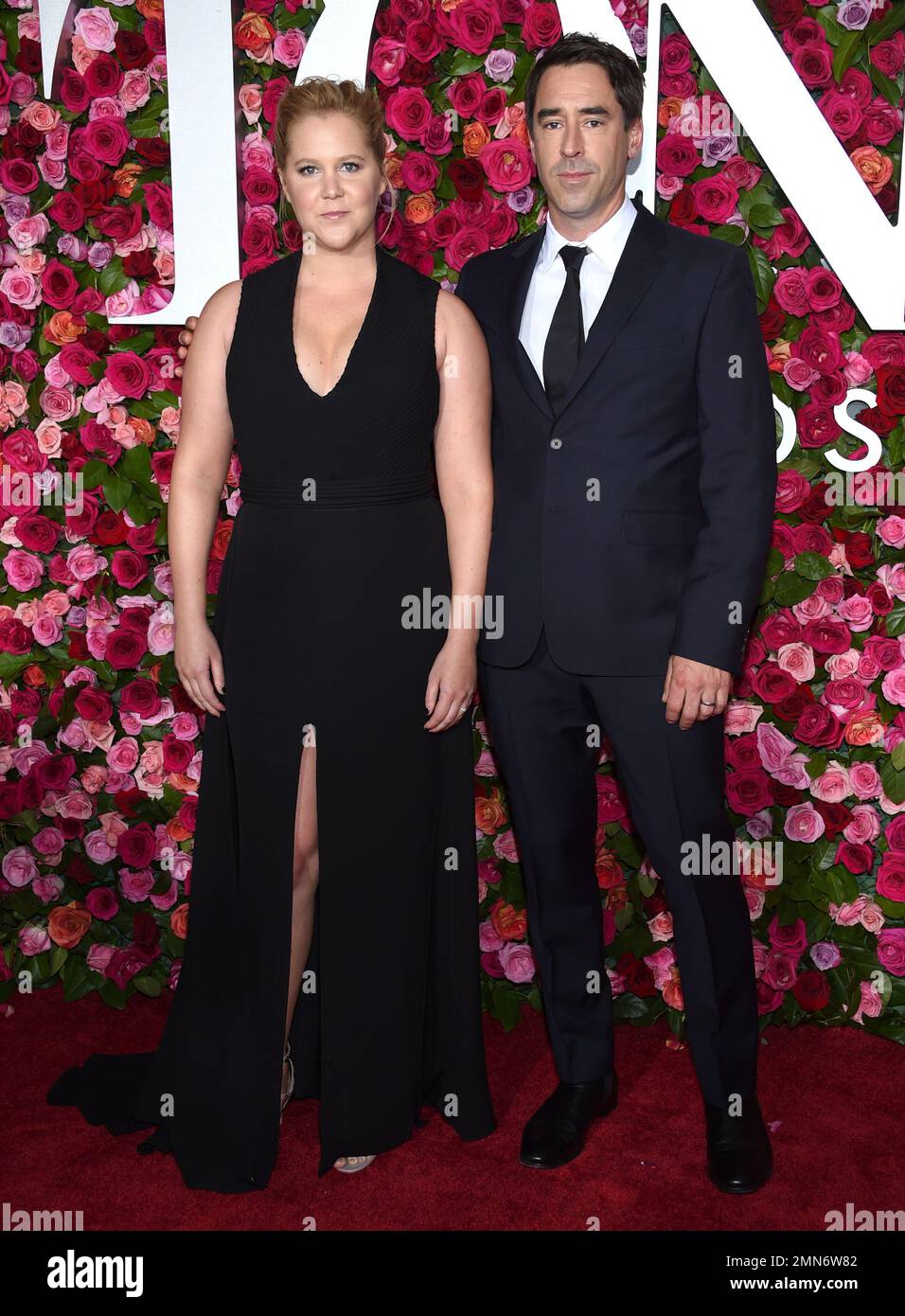 Amy Schumer, left, and Chris Fischer arrive at the 72nd annual Tony