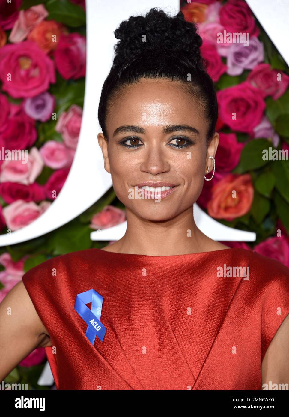 Lauren Ridloff arrives at the 72nd annual Tony Awards at Radio City