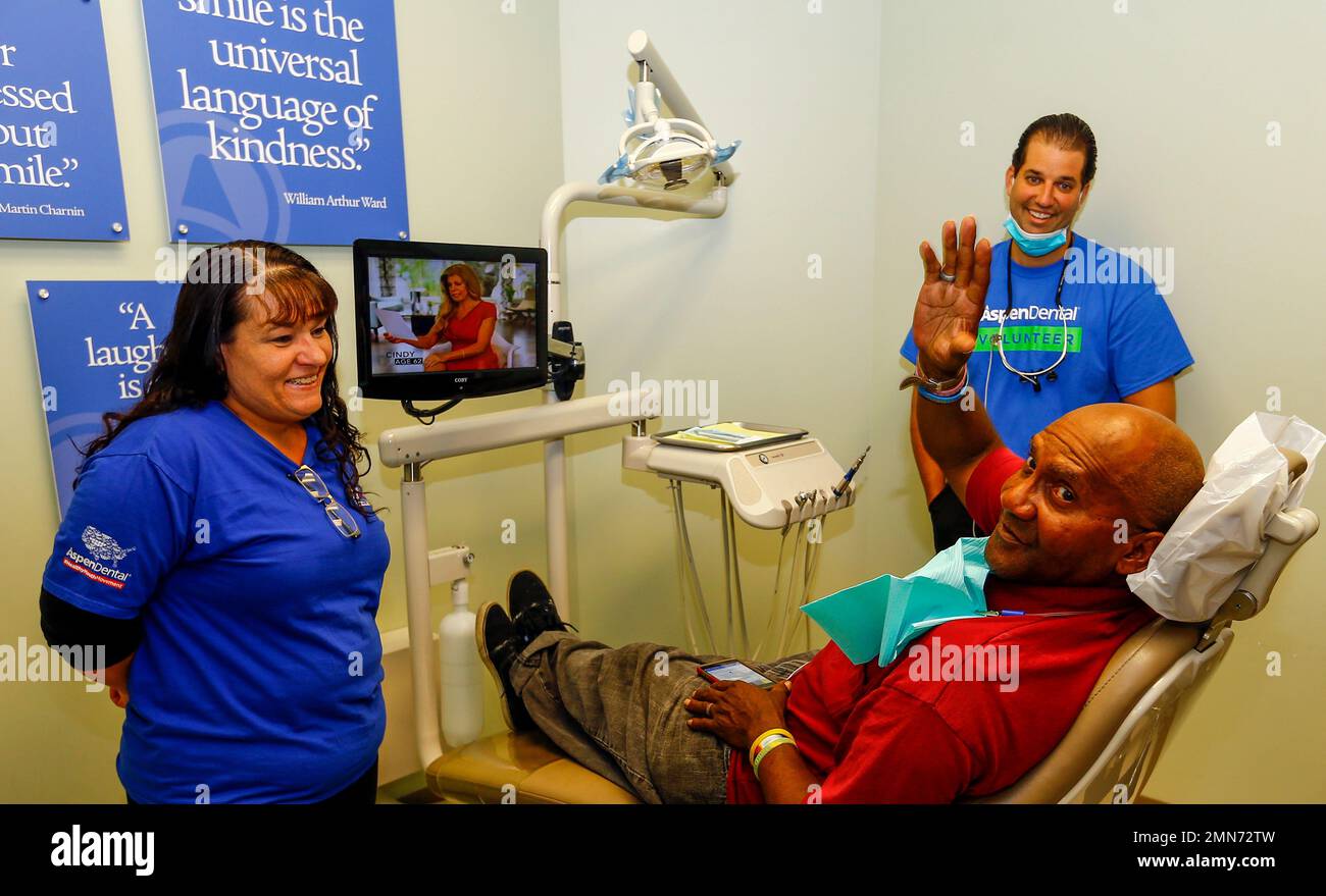 IMAGE DISTRIBUTED FOR ASPEN DENTAL Dr. Ryan Hirsowitz and Amy Crespo