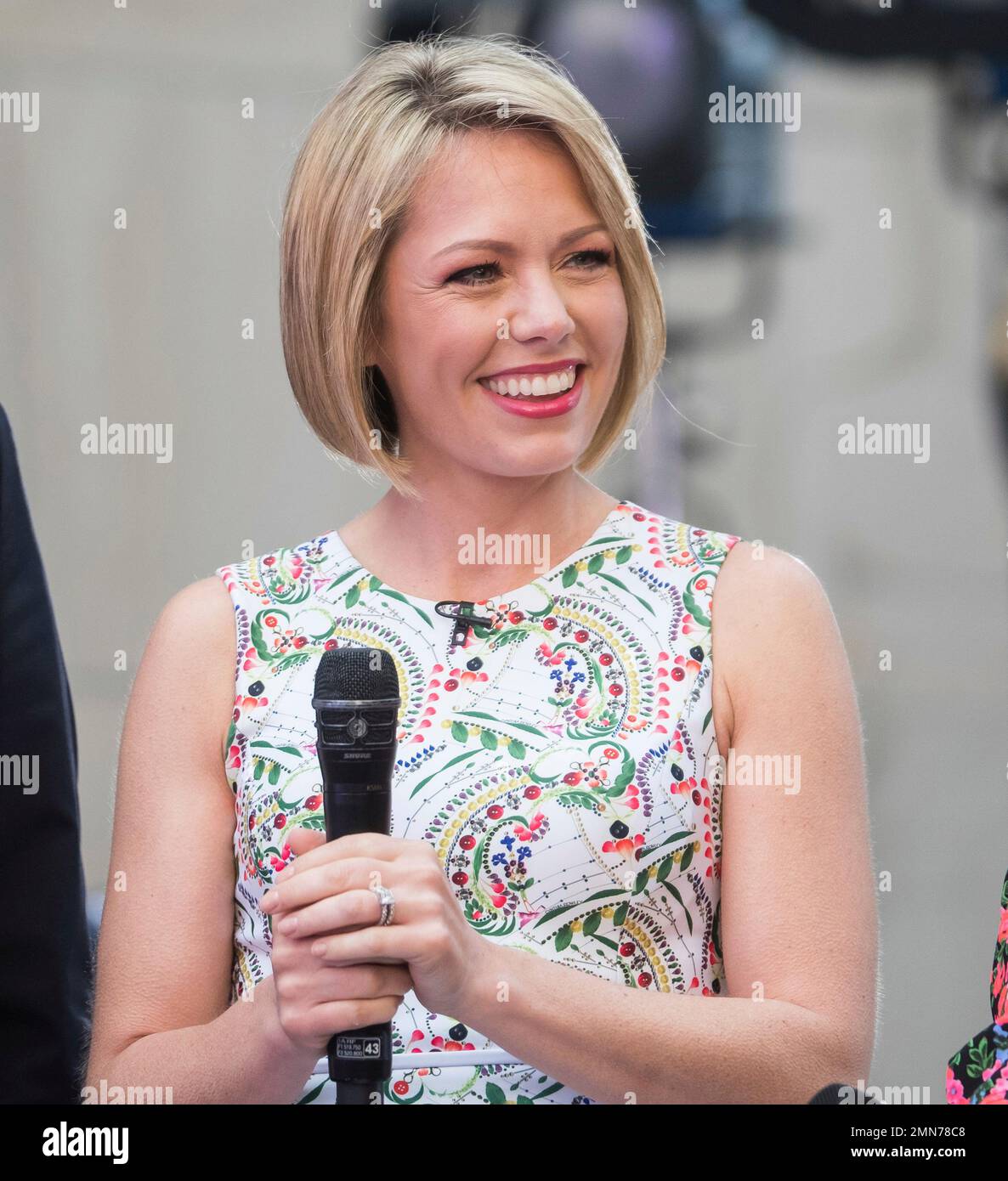 Dylan Dreyer appears on NBC's "Today" show at Rockefeller Plaza on