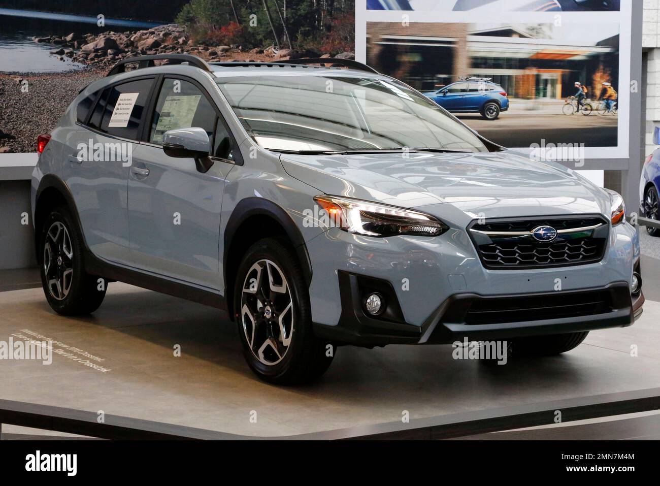 FILE This Feb. 15, 2018, file photo shows a 2018 Subaru Crosstrek on