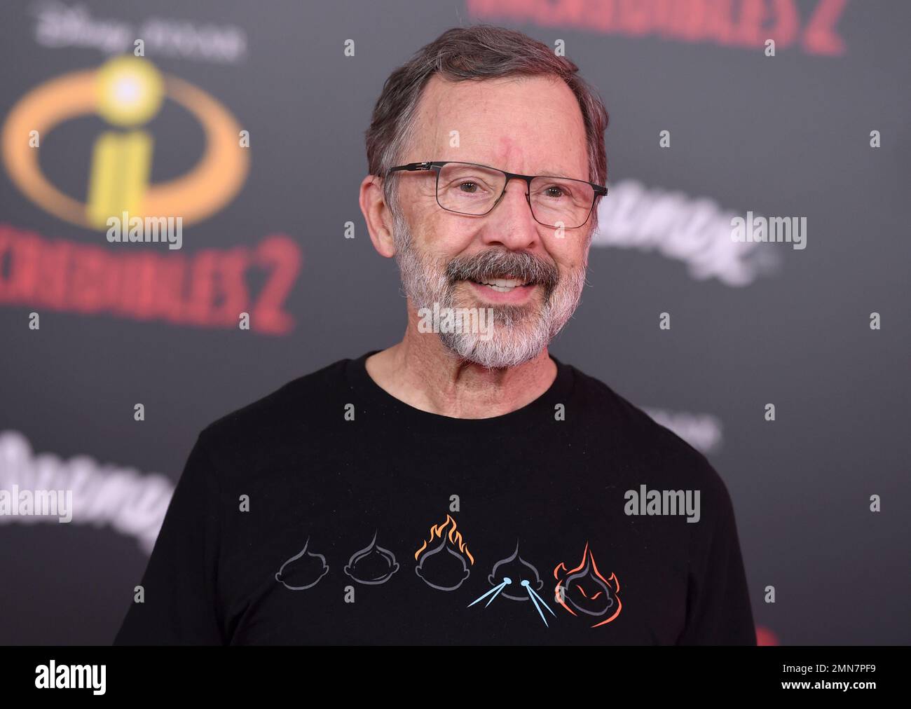 Pixar President Edwin Catmull arrives at the world premiere of