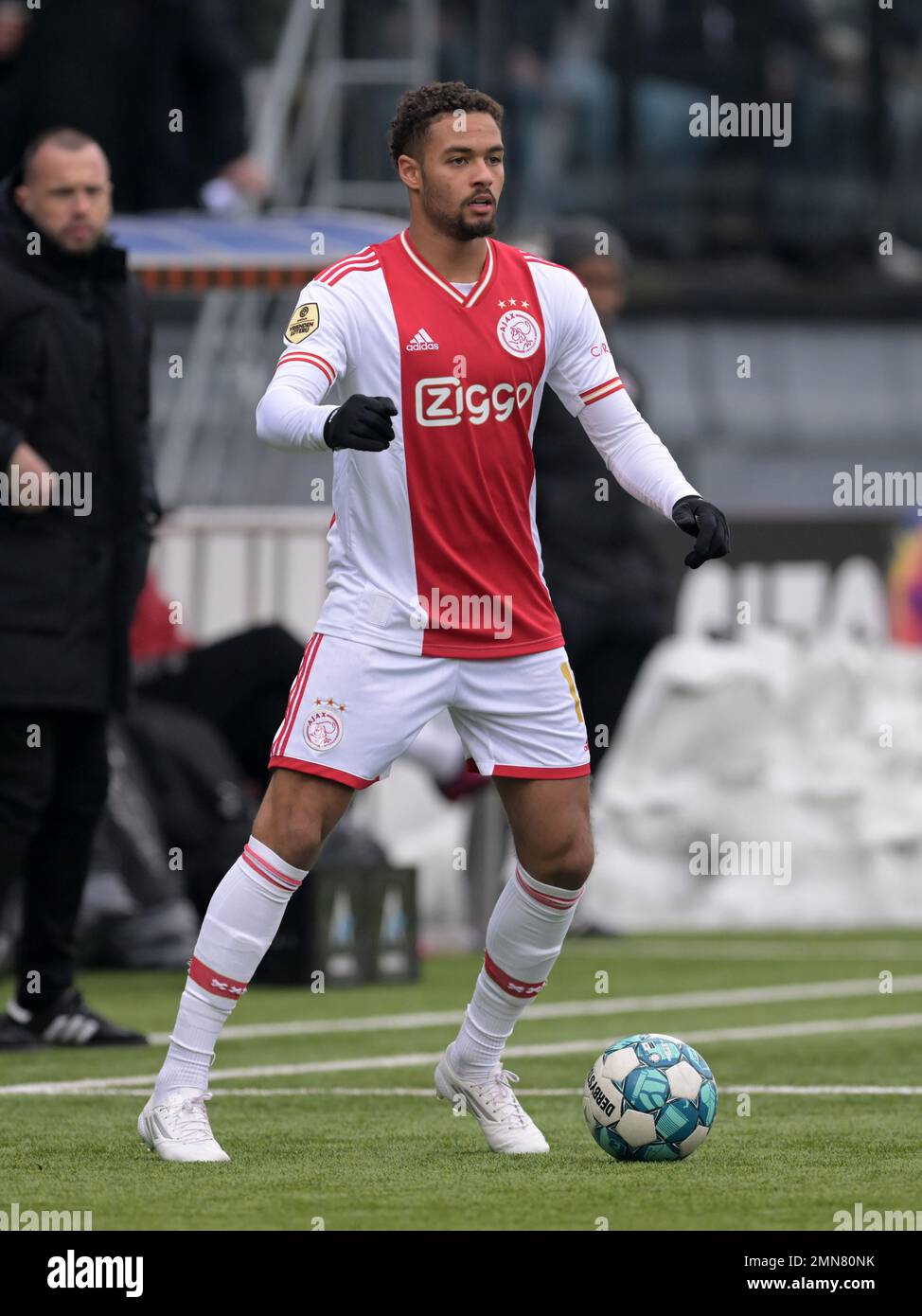 ROTTERDAM - Devyne Rensch of Ajax during the Dutch premier league match ...