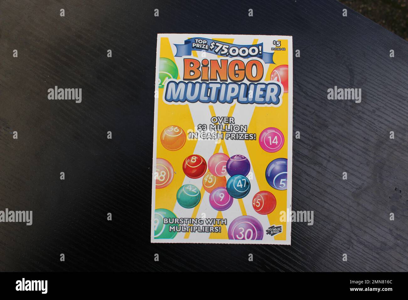 January 29 2023 Bingo Multiplier Scratch Card in Vancouver, British