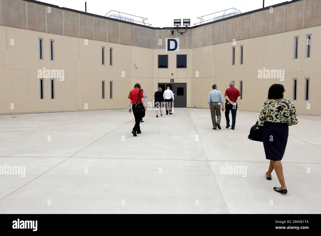 Block D is toured in the West section of the State Correctional