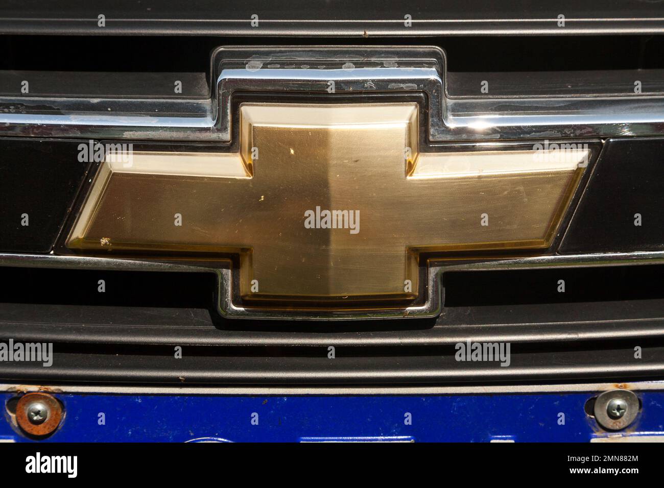 Bonnet badge logo / sign on a Chinese Chevrolet Epica car / vehicle in ...