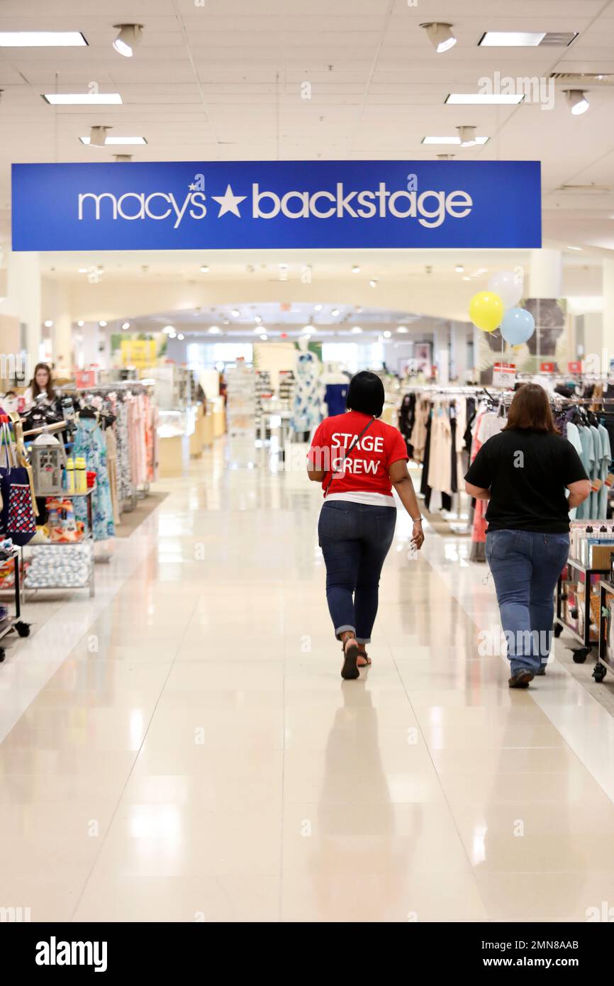 IMAGE DISTRIBUTED FOR MACY'S Customers enjoy the new shopping