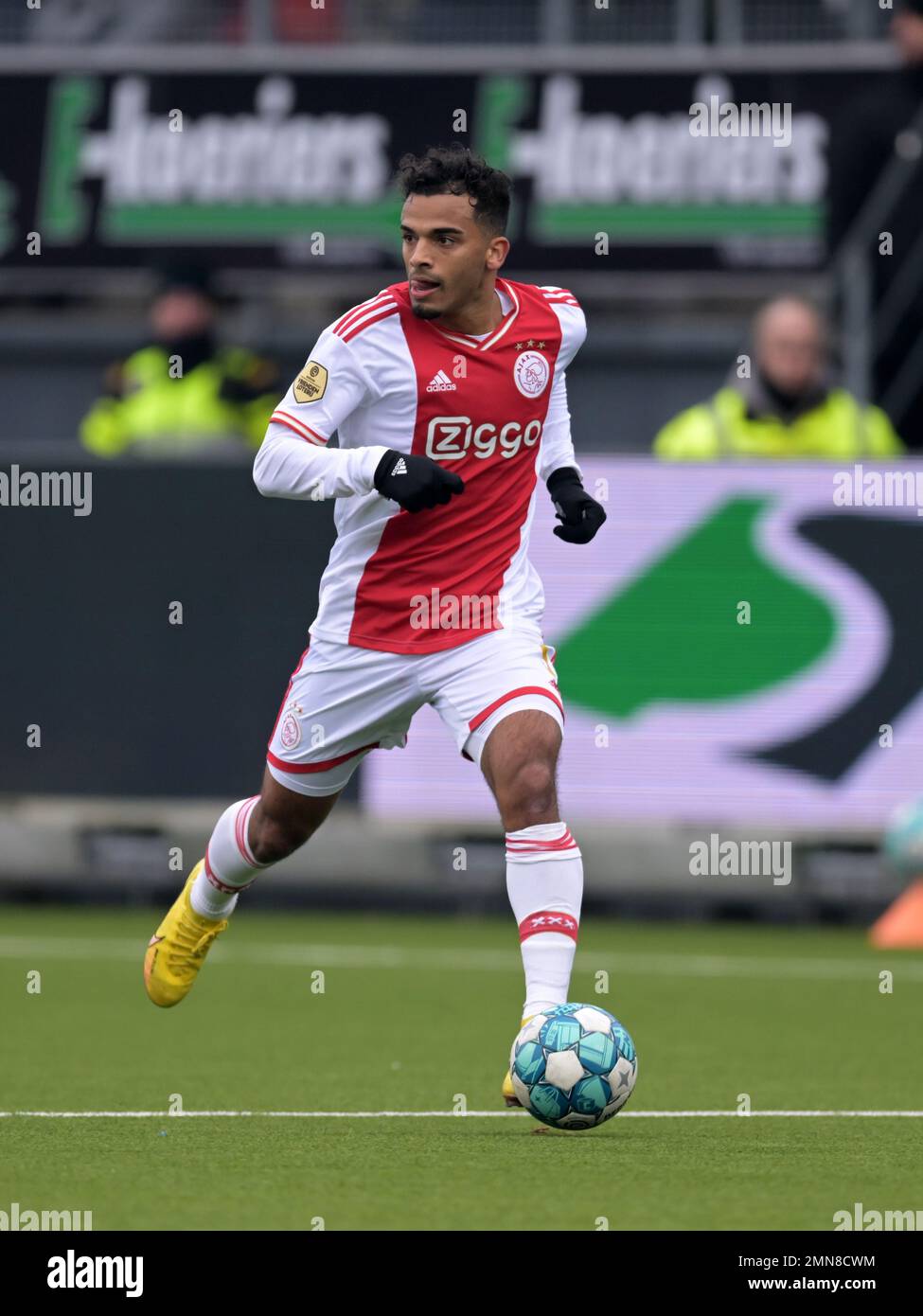 ROTTERDAM - Owen Wijndal of Ajax during the Dutch premier league match ...