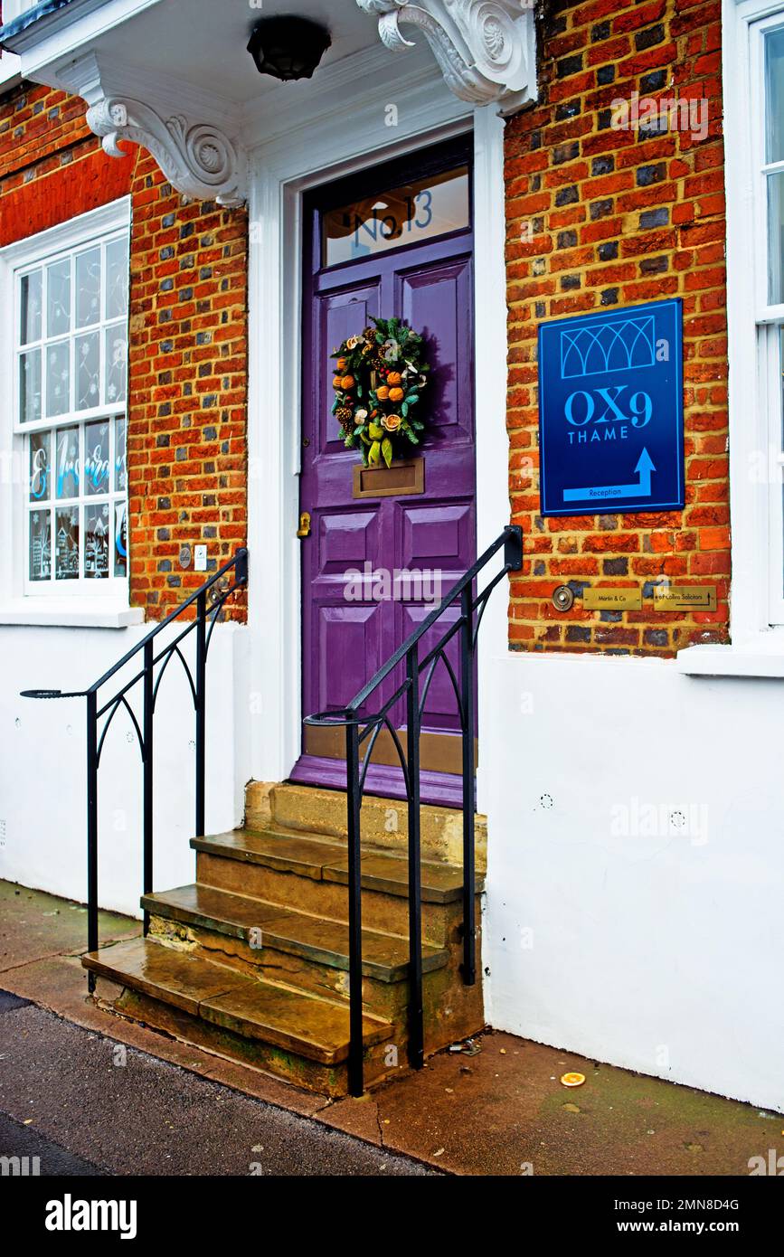 Solicitors, High Street, Thame, Oxfordshire, England Stock Photo Alamy