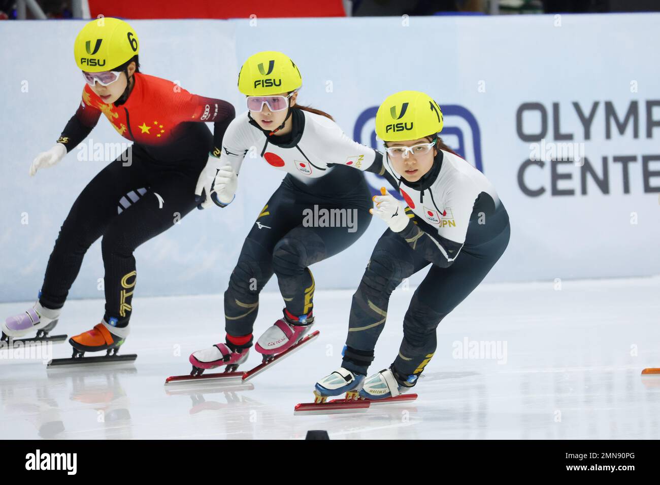 Lake Placid, NY, USA. 21st Jan, 2023. (L to R) Hana Takahashi, Rina