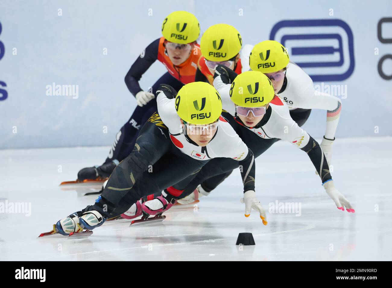 Lake Placid, NY, USA. 21st Jan, 2023. (L to R) Rina Yamana, Hana