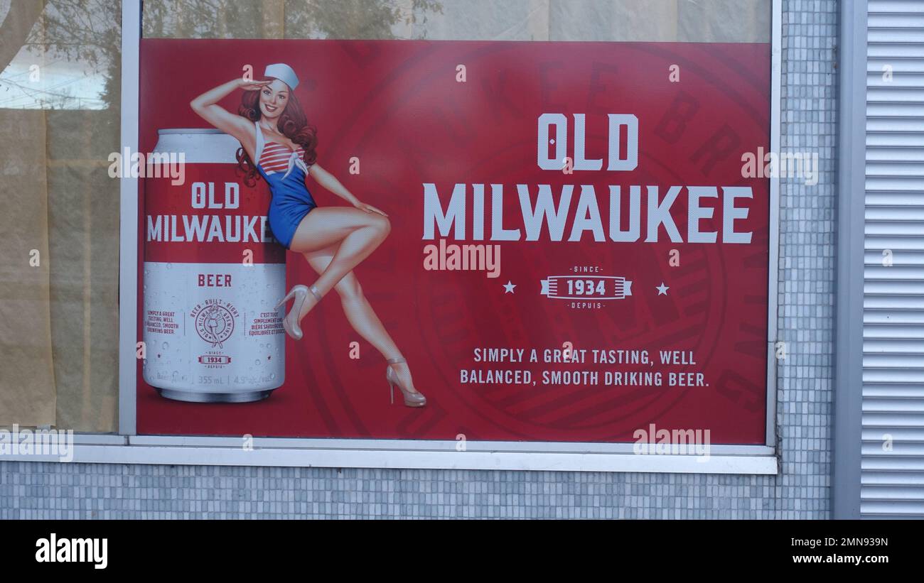 January 29 2023 Old Milwaukee Beer since 1934, Alcohol beverage