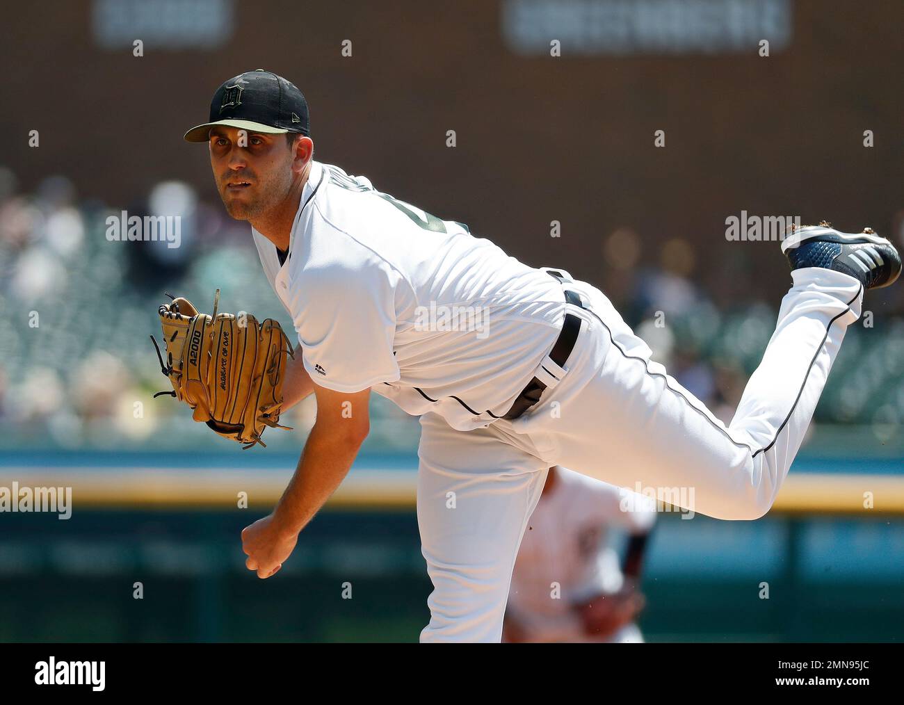 Detroit Tigers pitcher Matthew Boyd throws against the Los Angeles