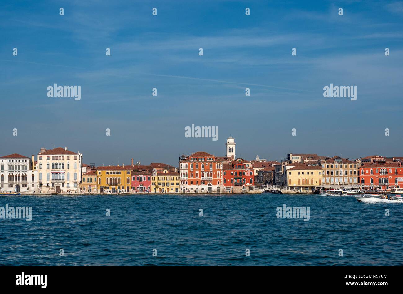 View of the city of Venice, Italy. Tourism concept. Stock Photo