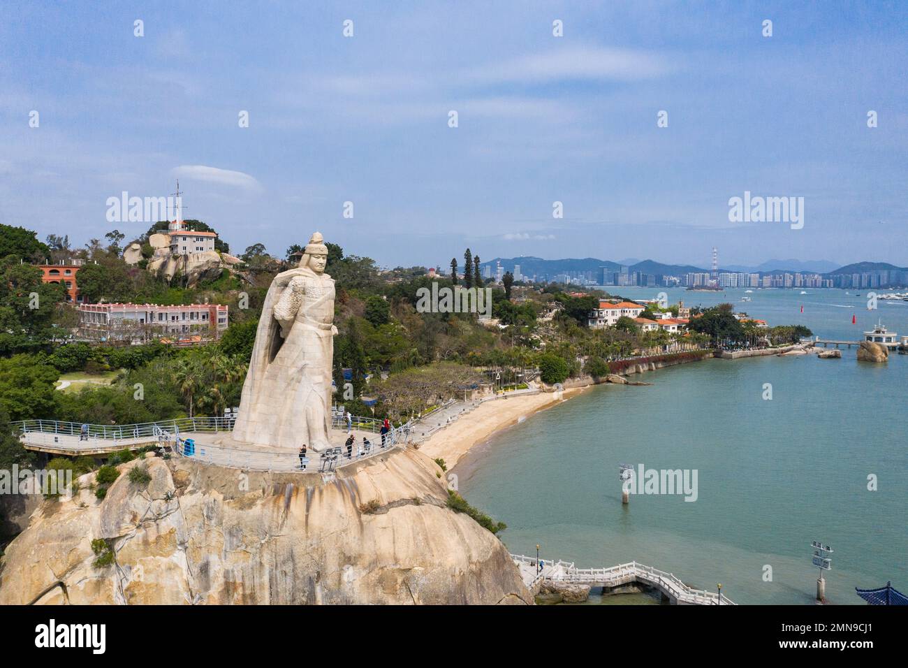 Gulangyu island in xiamen stone like zheng chenggong Stock Photo