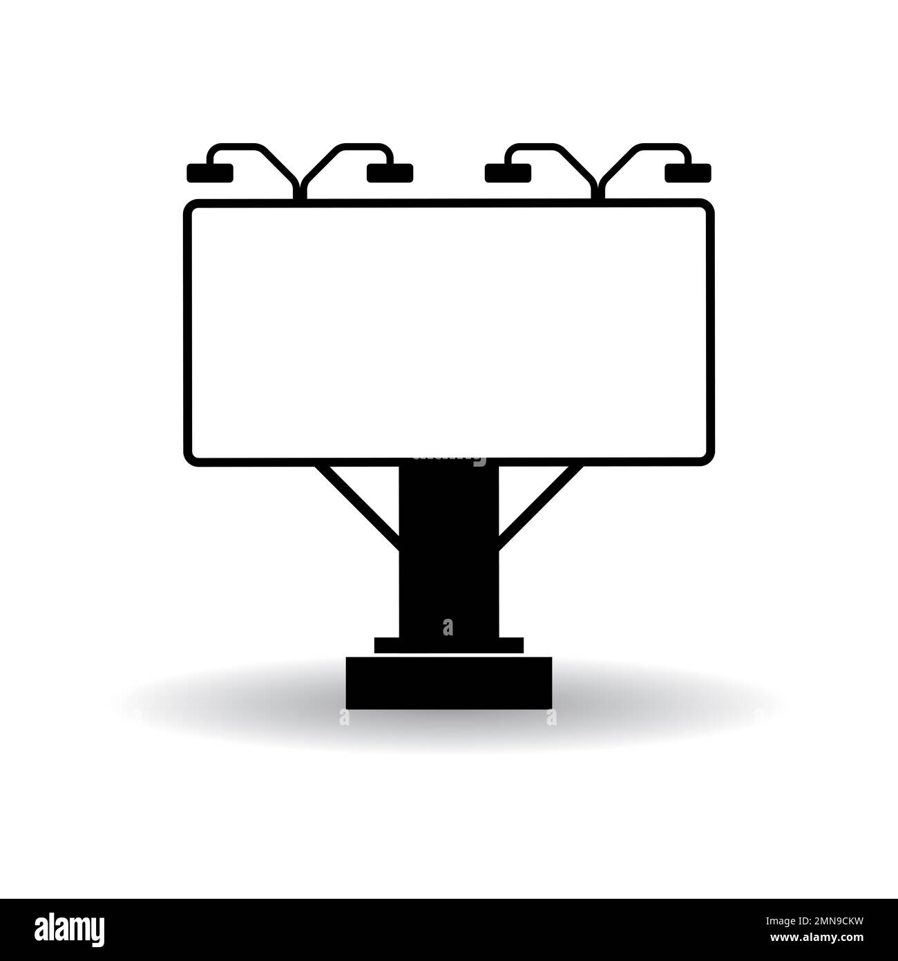 Billboard Icon Hoarding Vector Art Illustration Stock Photo Alamy