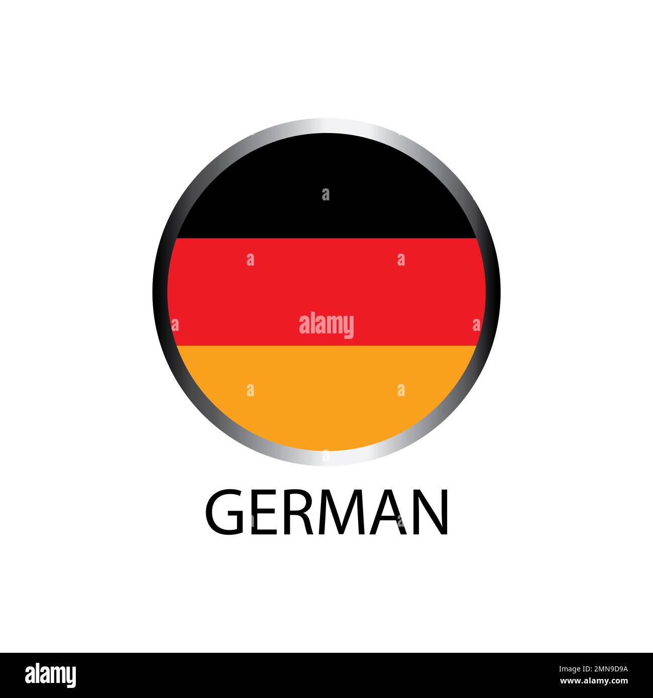 German flag logo,vector illustration symbol design Stock Photo Alamy