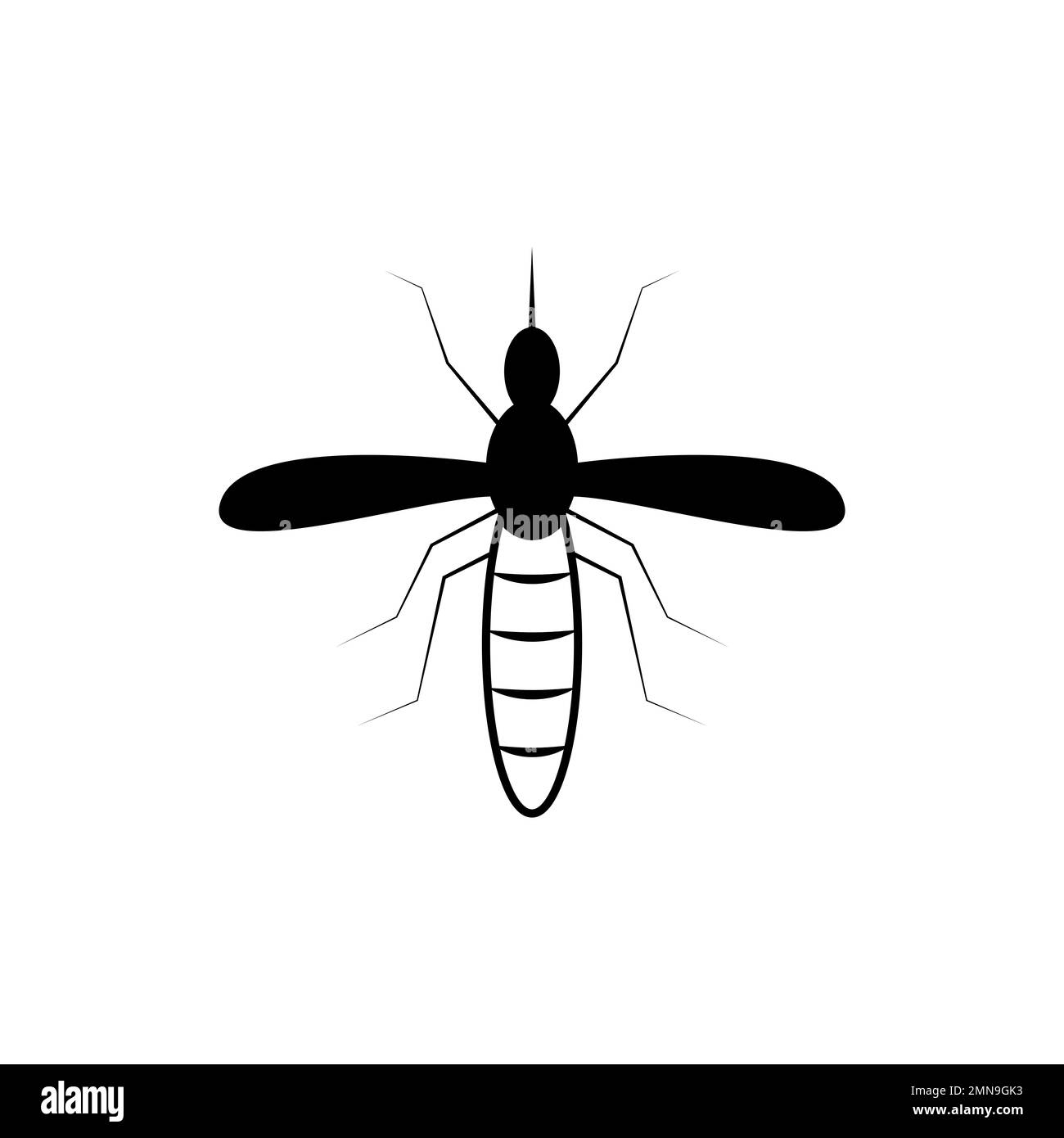 Mosquito logo Black and White Stock Photos & Images - Alamy