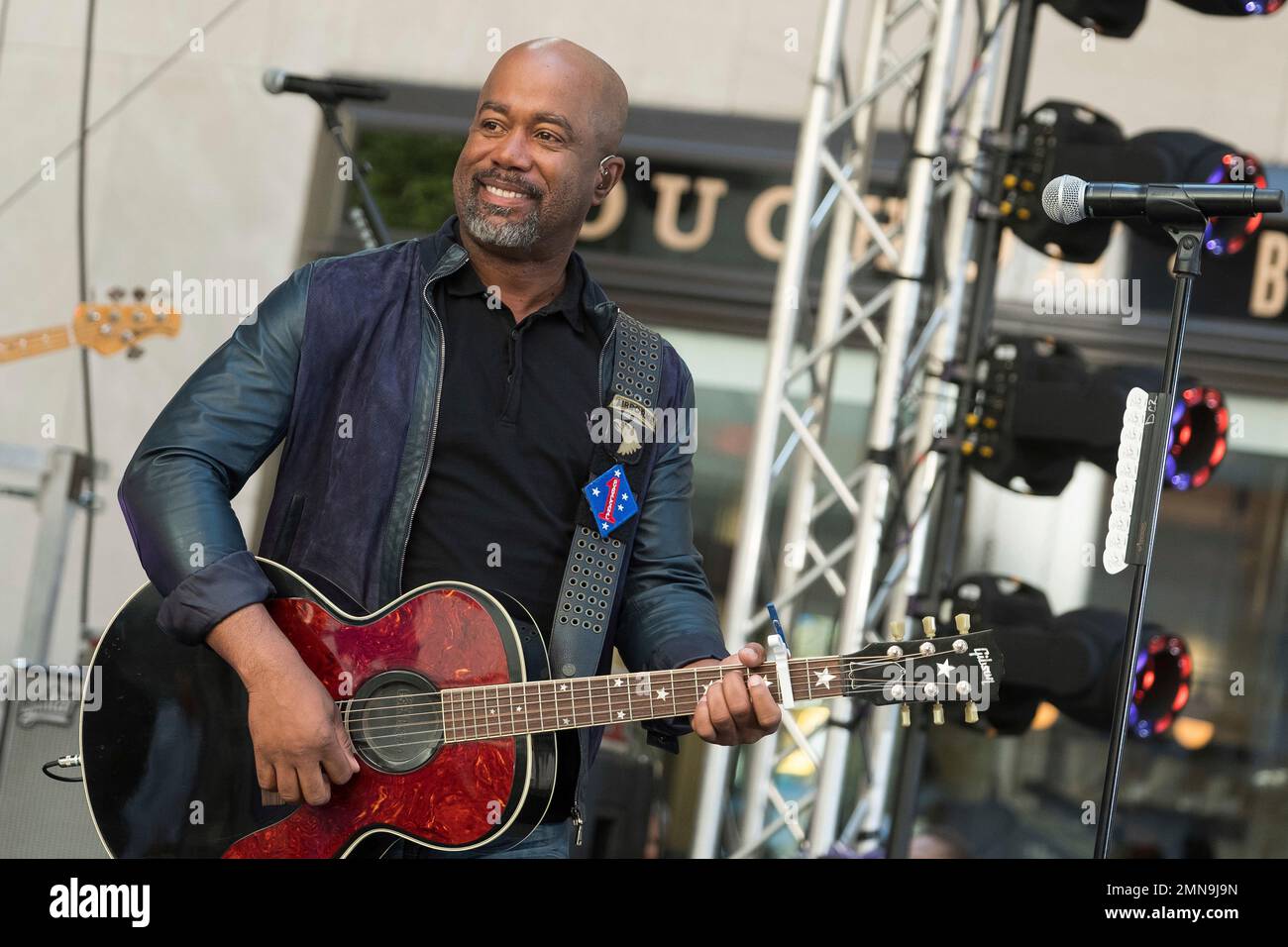 Darius Rucker performs on NBC's Today show at Rockefeller Plaza on ...