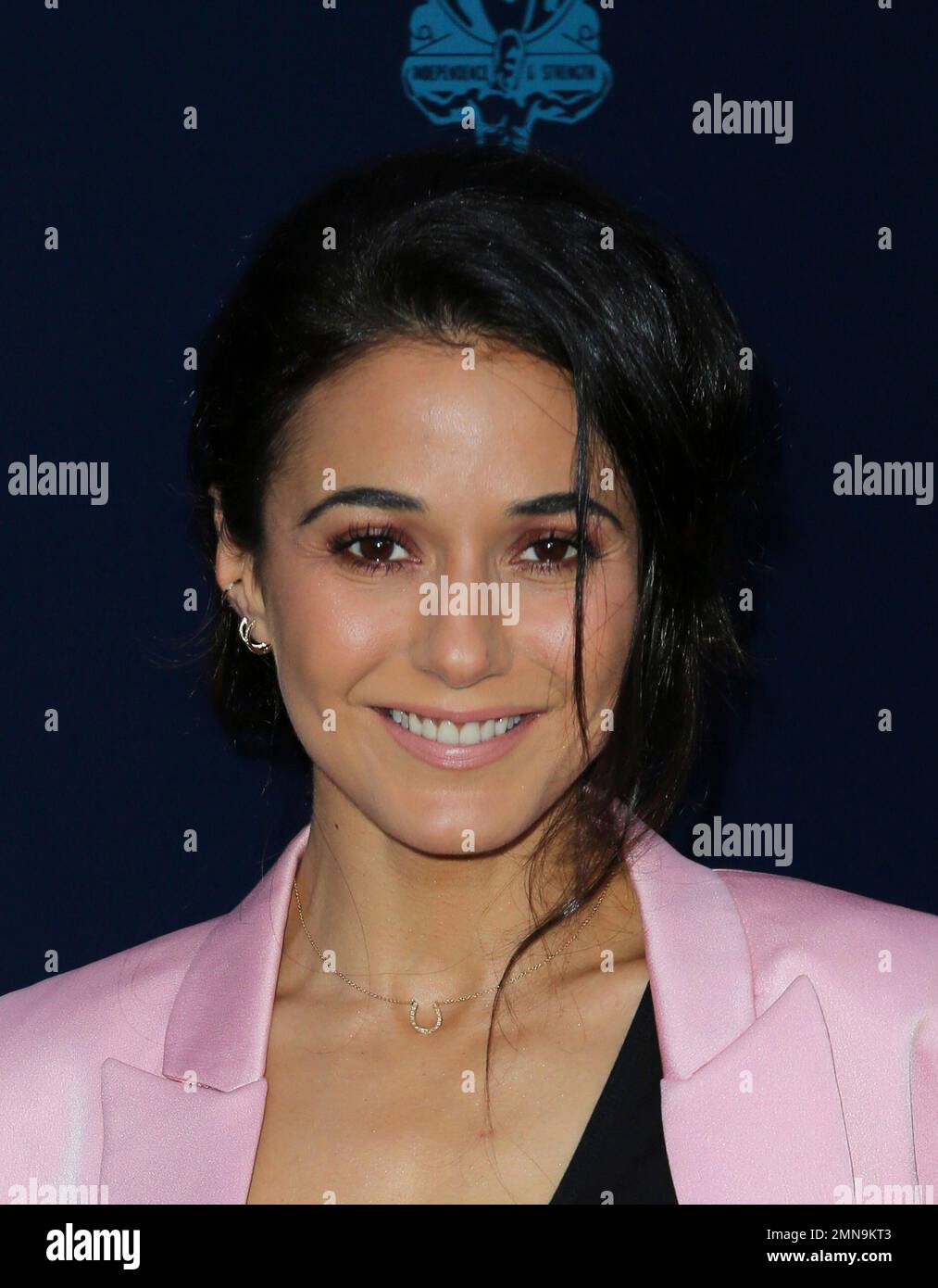Emmanuelle Chriqui arrives at the 2018 20th Century Fox Television LA