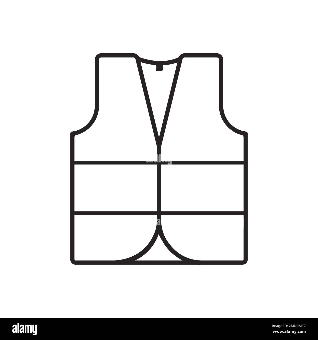 construction worker vest icon,vector illustration logo design Stock ...