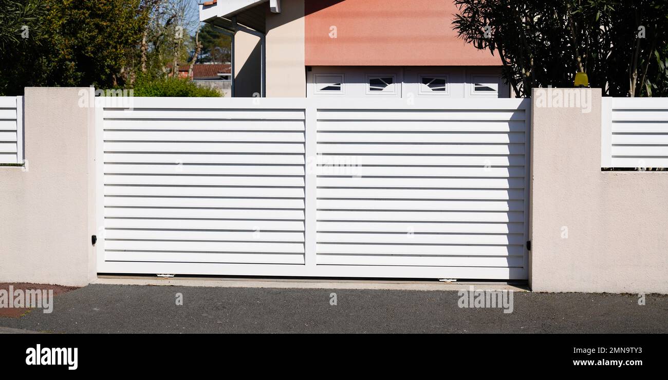 white modern street sliding portal home in metal door aluminum ...