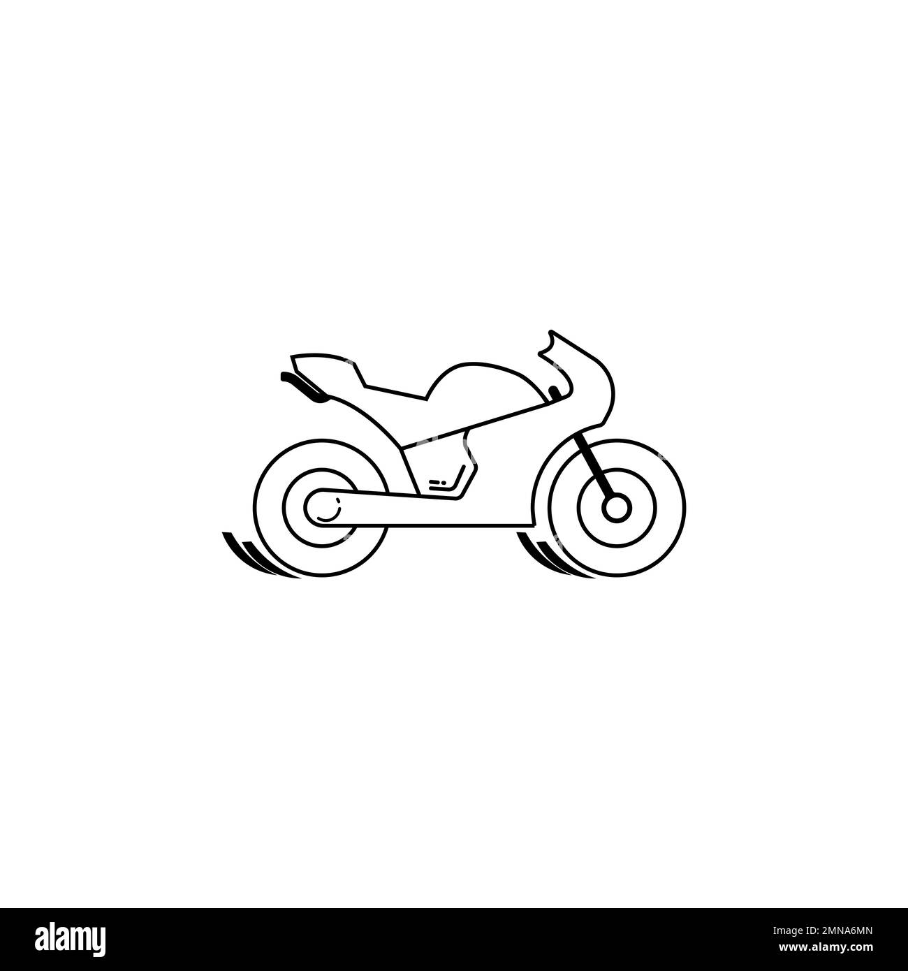 Motor bike logo Black and White Stock Photos & Images Alamy