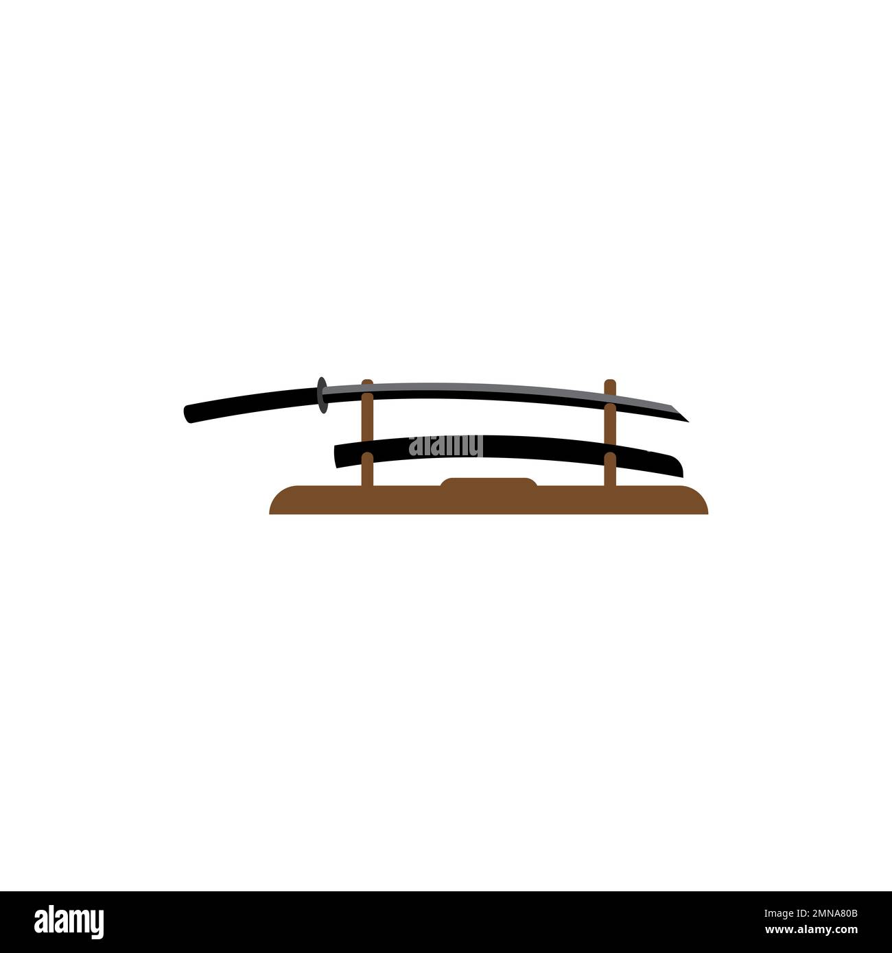 katana sword icon,vector illustration simple design. Stock Photo