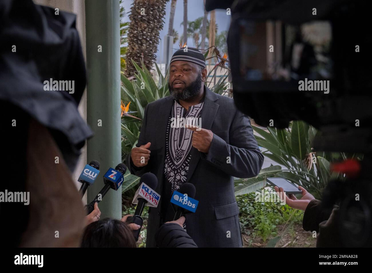 January 29, 2023 At Escondido’s city hall activists for the North