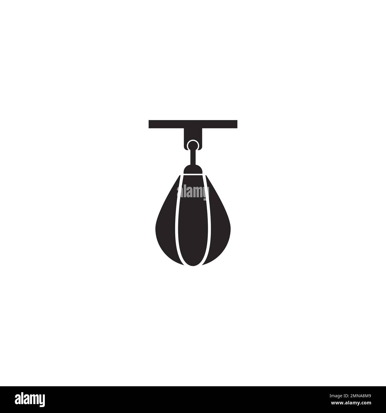 Vector illustration punching bag icon Stock Photo Alamy