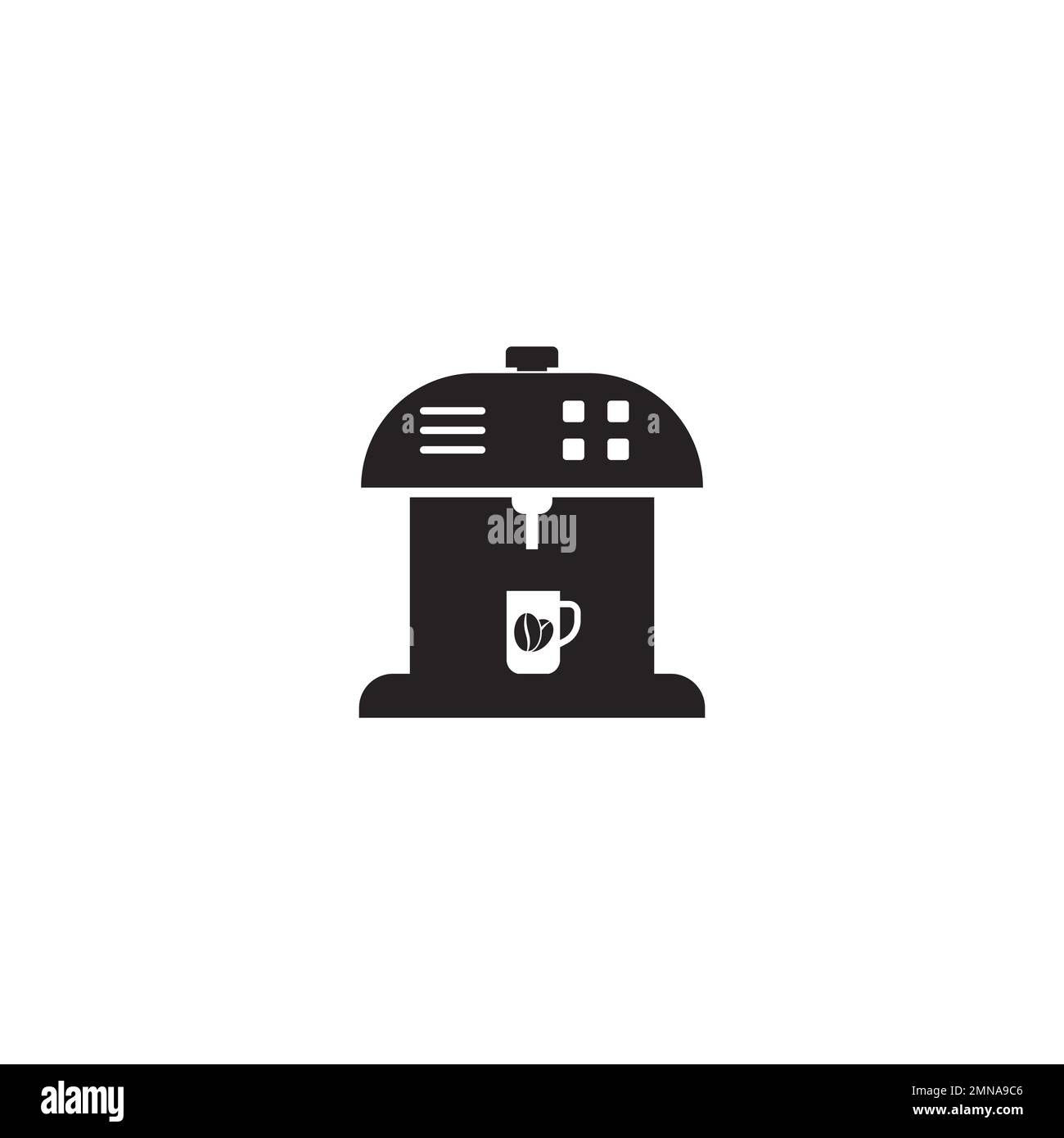 Professional coffee machine Cut Out Stock Images & Pictures - Alamy