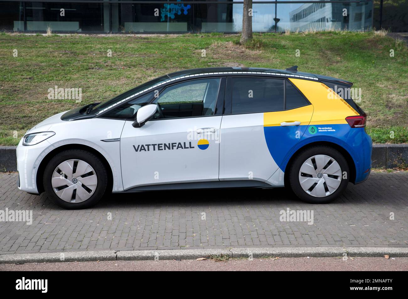 Vattenfall Company Car At Amsterdam The Netherlands 13-9-2022 Stock Photo