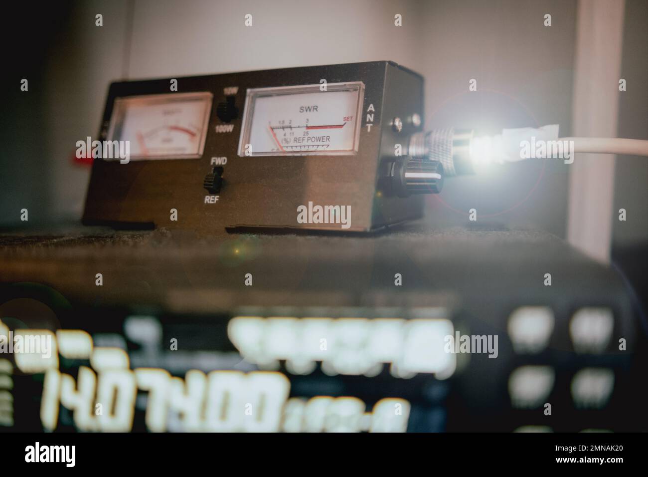 SWR power meter analog the concept of checking the power and