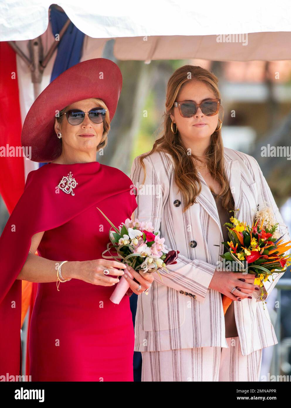 Queen Maxima and Princess Amalia of The Netherlands at the ...