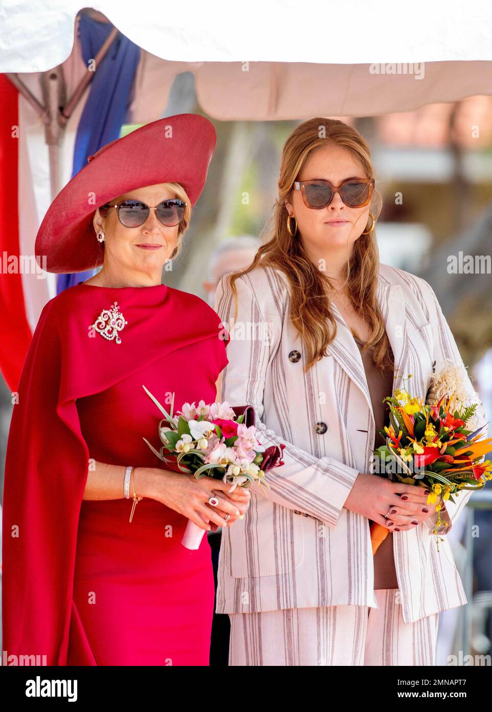 Queen Maxima and Princess Amalia of The Netherlands at the ...