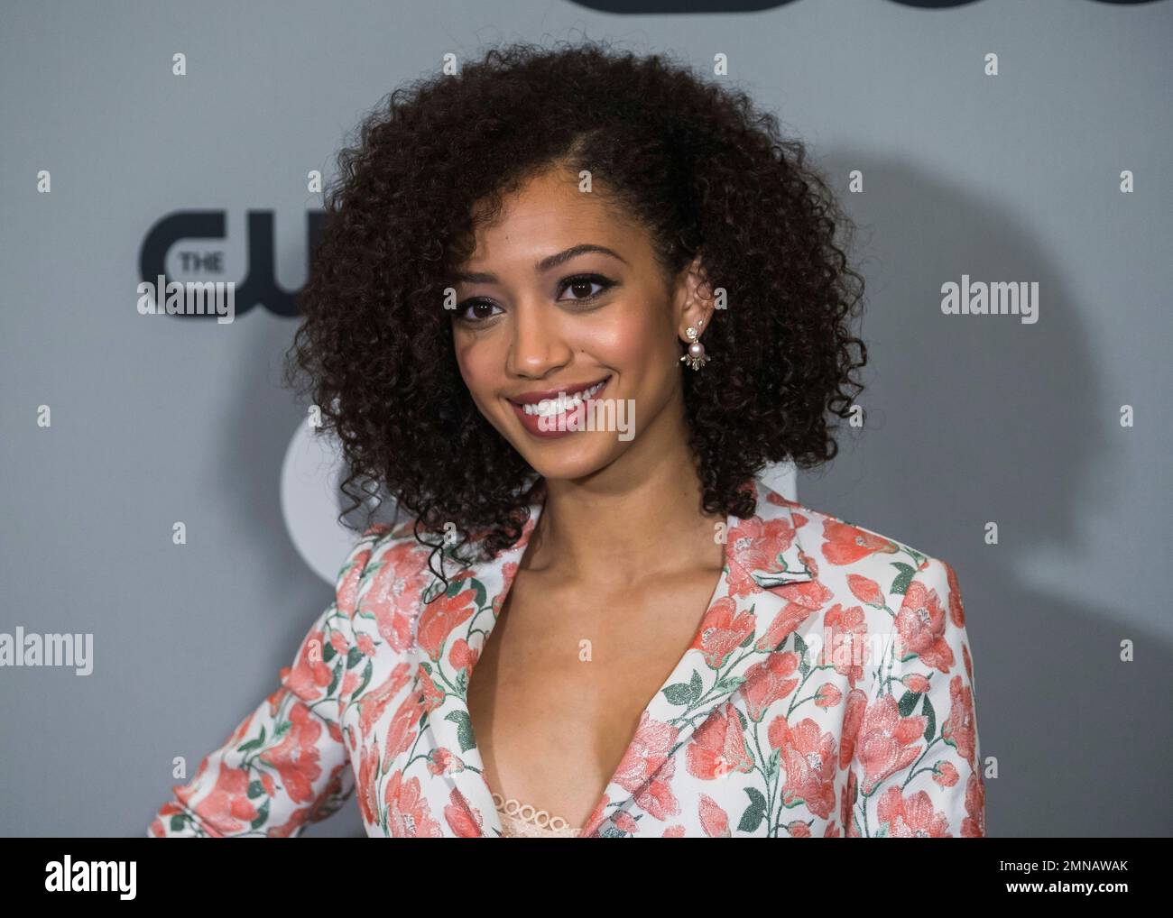 Samantha Logan attends The CW Network 2018 Upfront at The London NYC on Samantha Logan attends The CW Network 2018 Upfront at The London NYC on