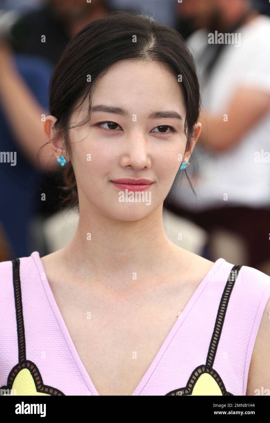 Actress Jong-seo Jeon pose for photographers during a photo call for ...