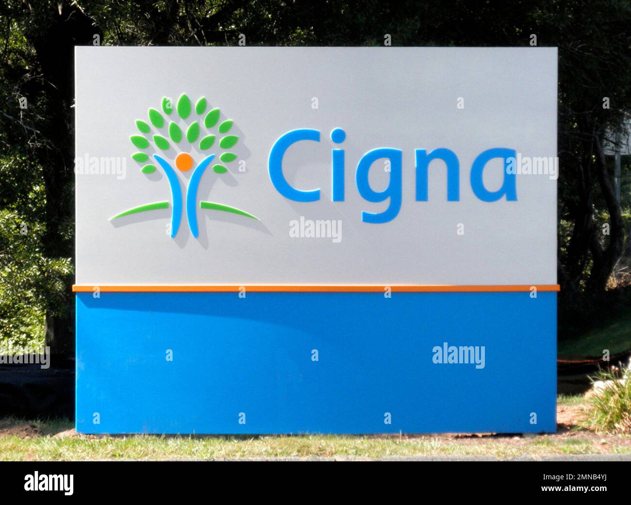 IMAGE DISTRIBUTED FOR CIGNA The front sign at Cigna corporate