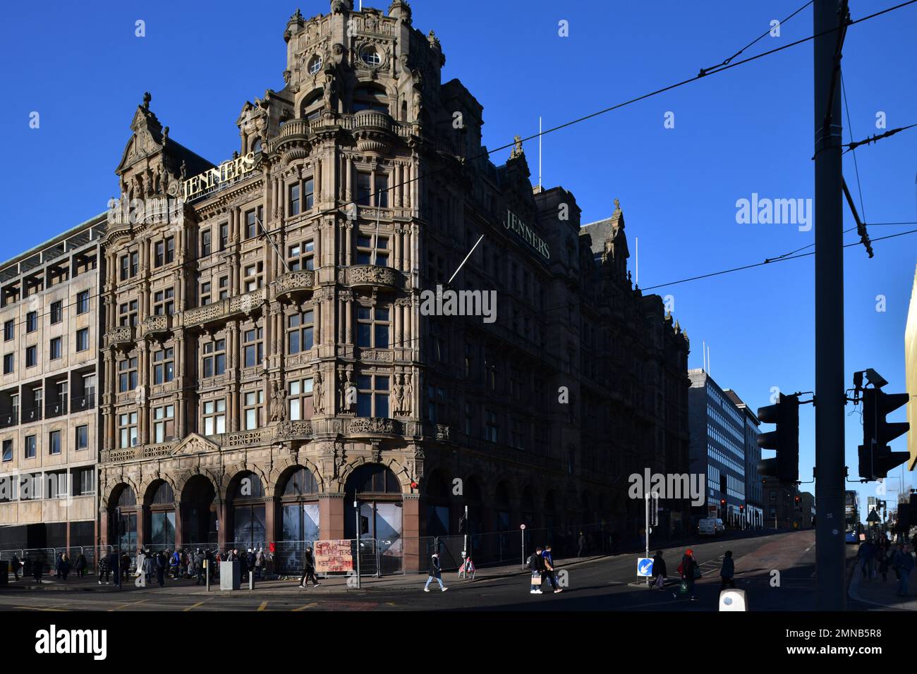 Edinburgh Scotland, UK 30 January 2023. General view of the building that was the Jenners Department Store on Princes Street. credit sst/alamy live ne Stock Photo