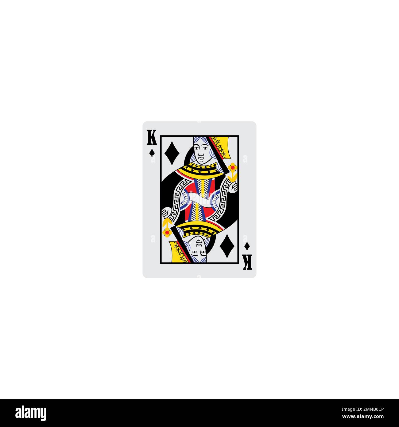 King Playing Card icon vector illustration design Stock Photo Alamy