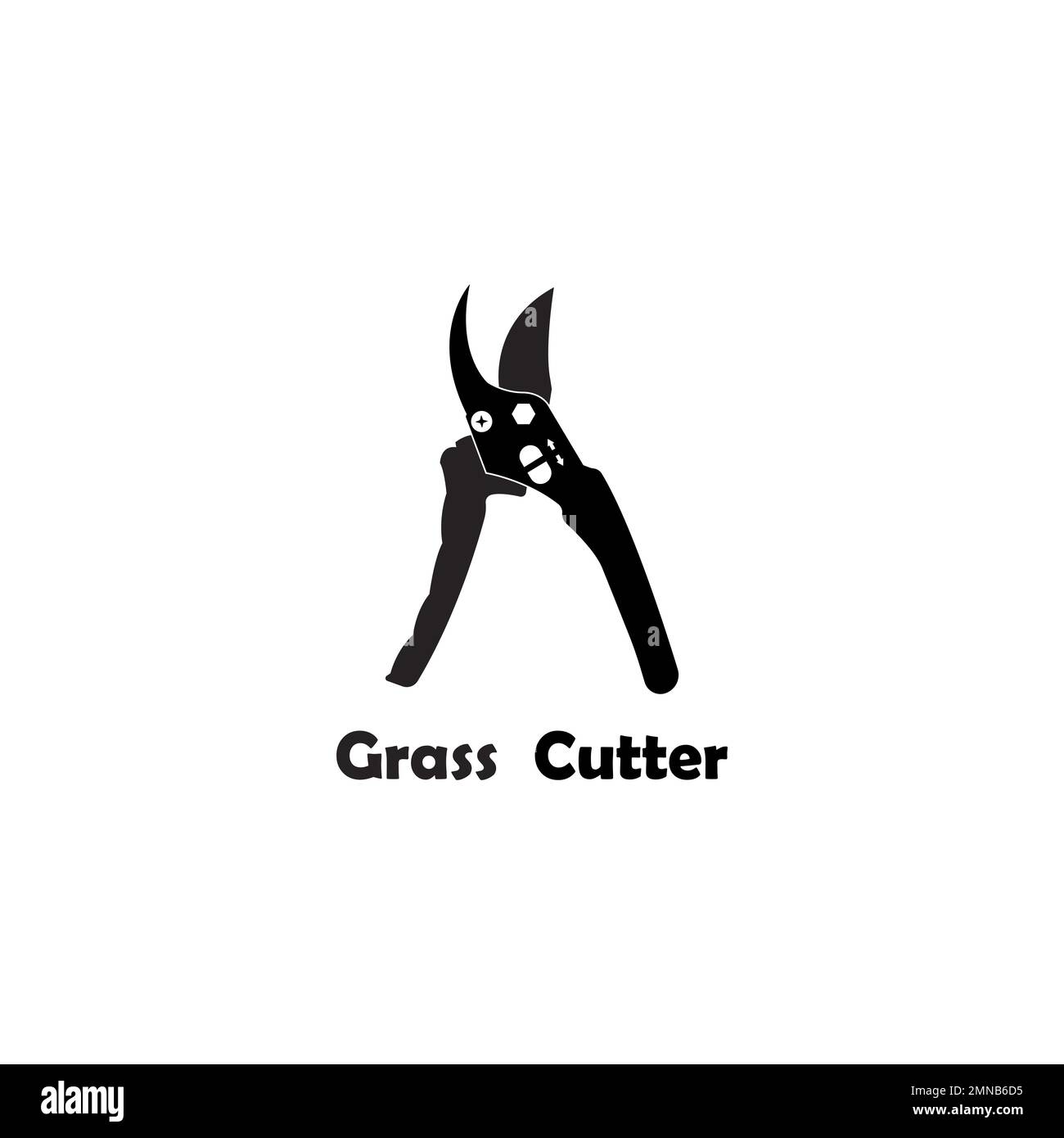 Grass cutter icon vector illustration simple design Stock Photo Alamy
