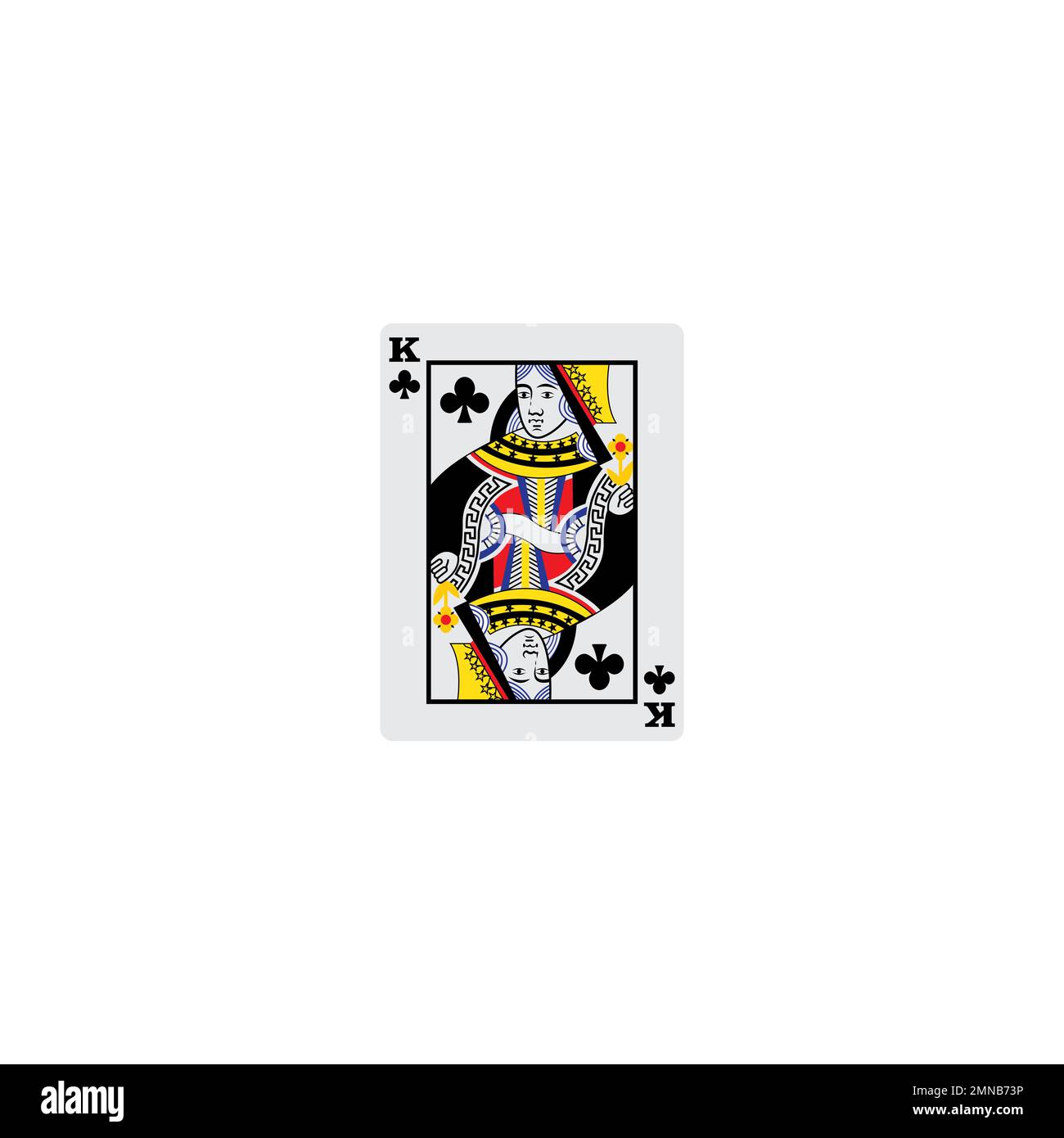 King Playing Card icon vector illustration design Stock Photo Alamy