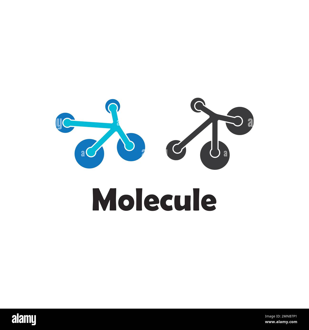 molecule icon vector illustration design template Stock Photo - Alamy