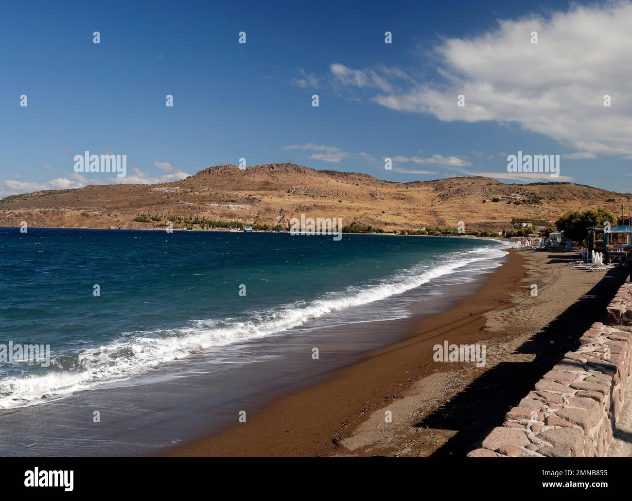 Petra beach lesvos hi-res stock photography and images - Alamy