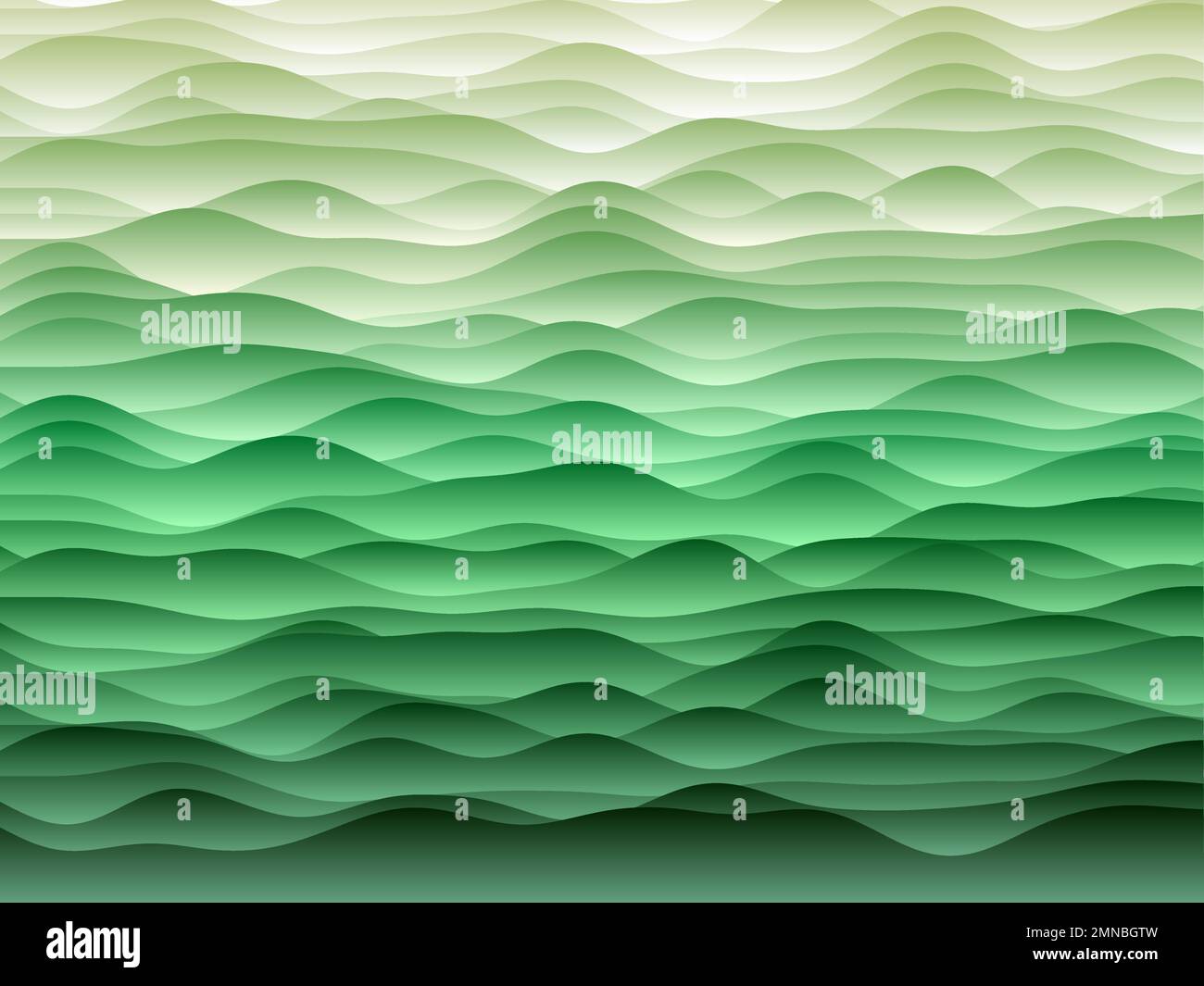 Abstract curves background. Smooth curves with gradients in yellow and ...