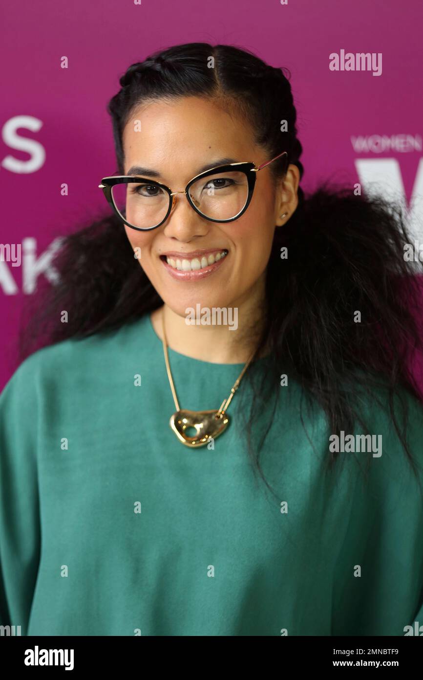 Ali R W Ali Wong arrives at the
