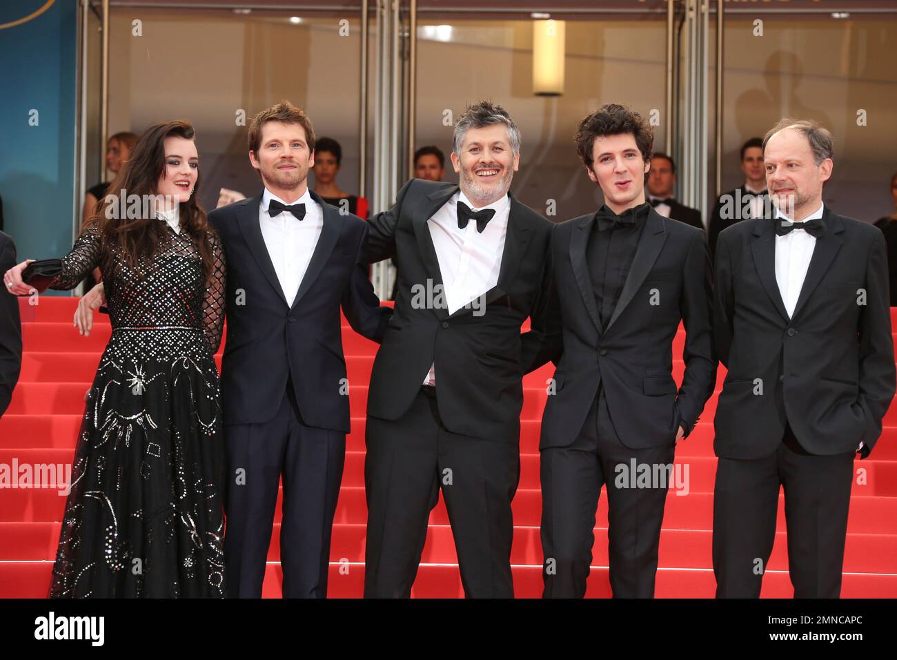 Actor Pierre Deladonchamps, director Christophe Honore and actor Vincent  Lacoste attend the photocall for Sorry Angel (Plaire, Aimer Et Courir Vite)  during the 71st annual Cannes Film Festival at Palais des Festivals